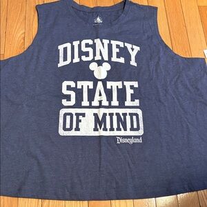 Disney State Of Mind Tank Top NWT 2X
